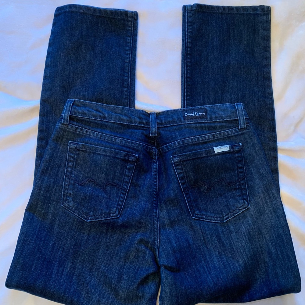 David Kahn Dark Wash Denim Jeans - Picture 5 of 5